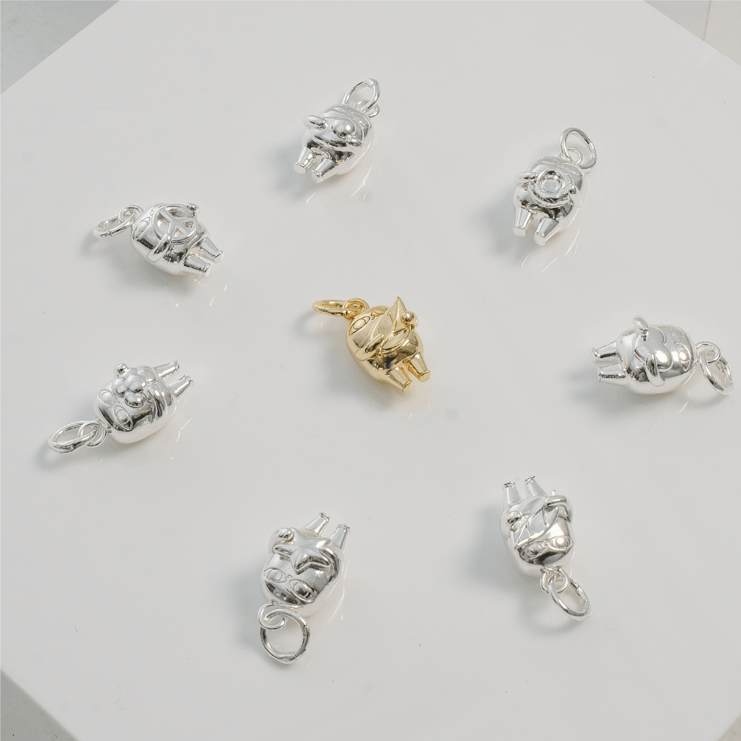 Evry Jewels Ketnipz Bean Leaf Charm