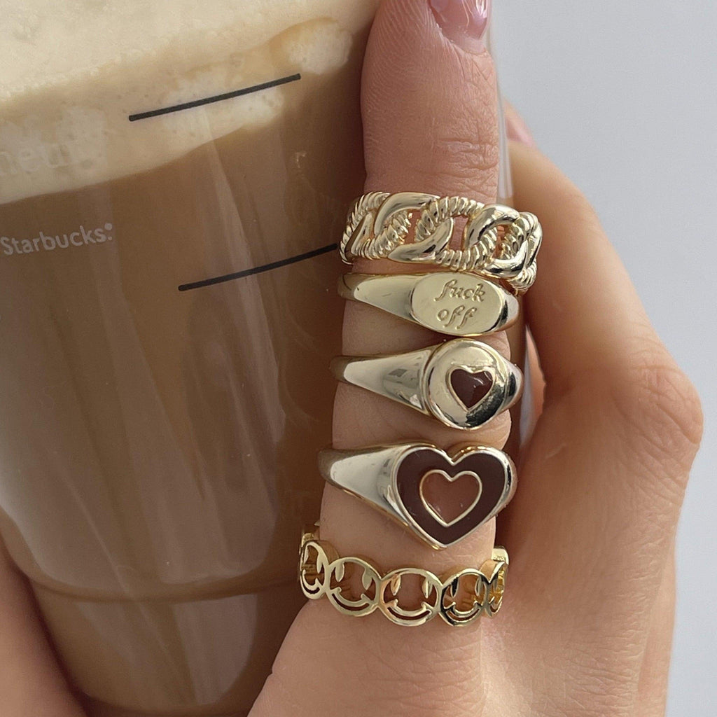 Evry Jewels Leave Me Alone Ring