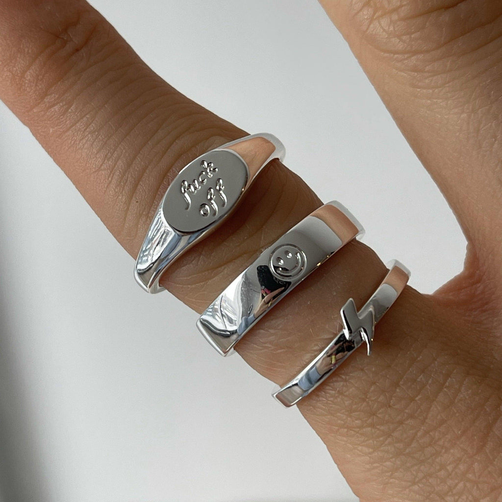 Evry Jewels Leave Me Alone Ring