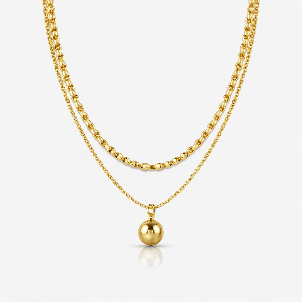Evry Jewels Lilyana 2 Piece Necklace