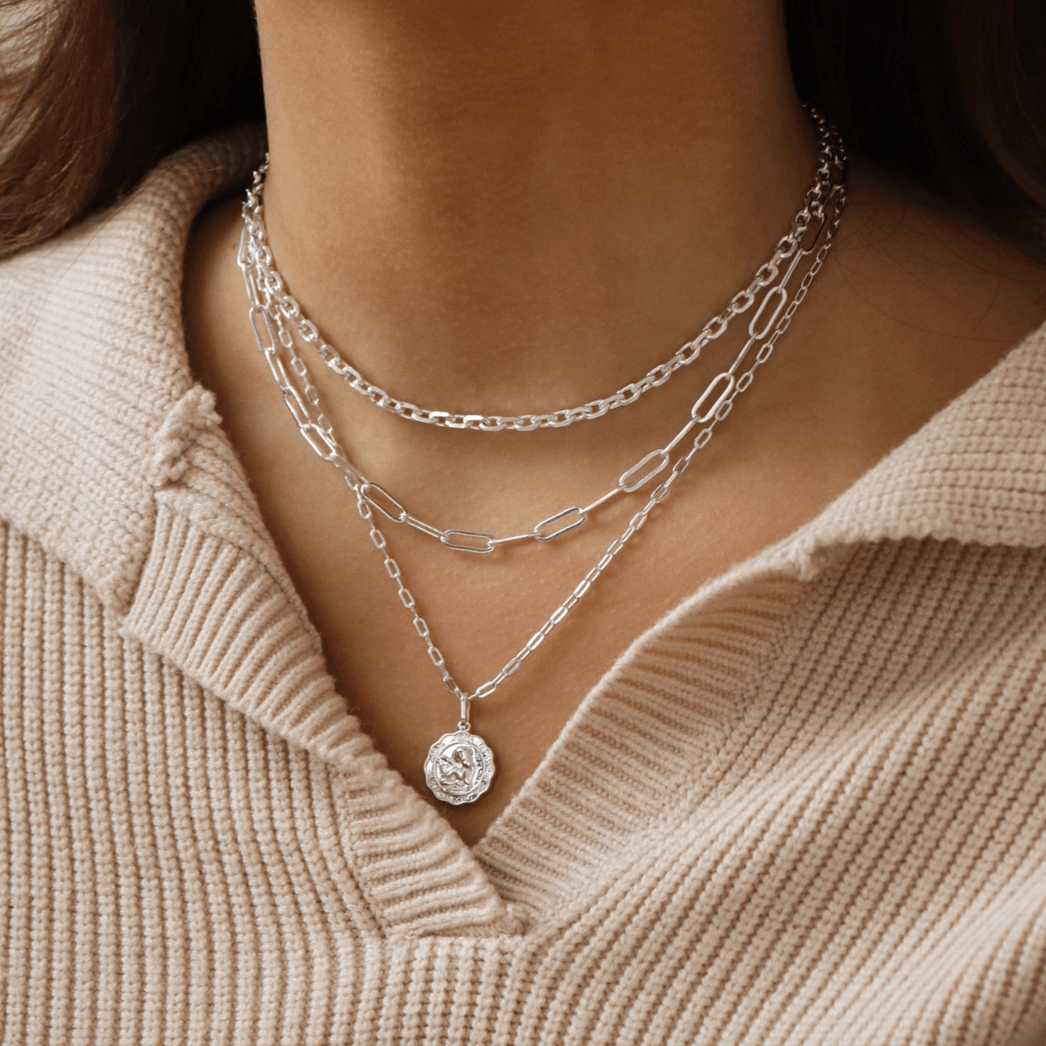 Evry Jewels Link Up Necklace