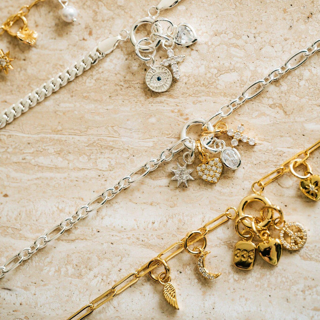 Evry Jewels Linked Together Charm Necklace
