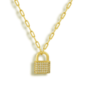 Evry Jewels Lock Me Up Necklace