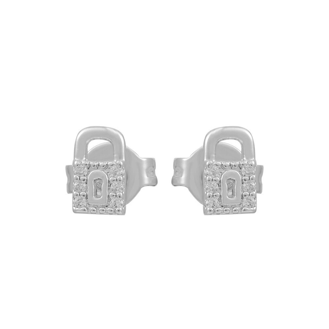 Evry Jewels Locked In Earrings