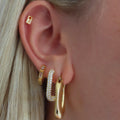 Evry Jewels Locked In Earrings