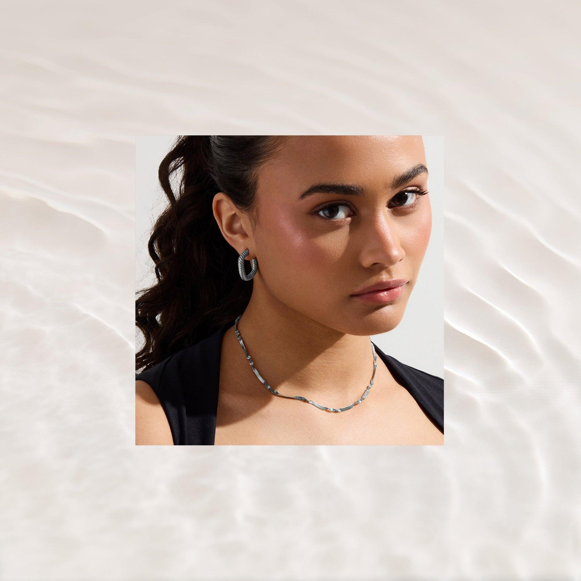 Evry Jewels Twisted Luxe Necklace
