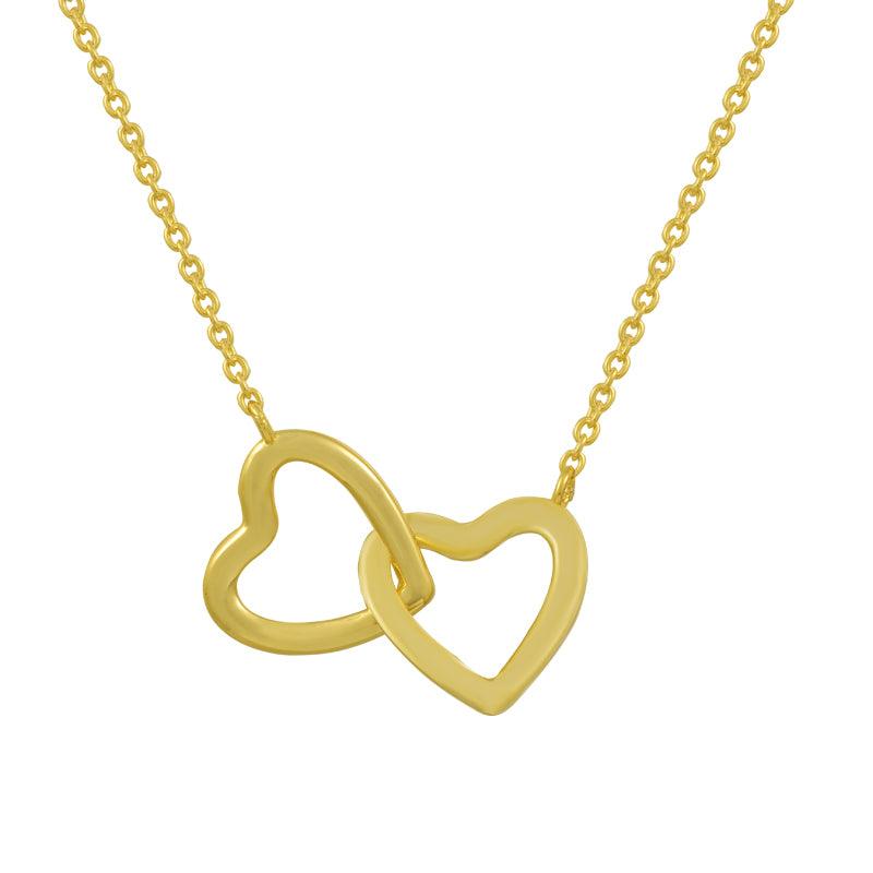 Evry Jewels Love Linked Necklace