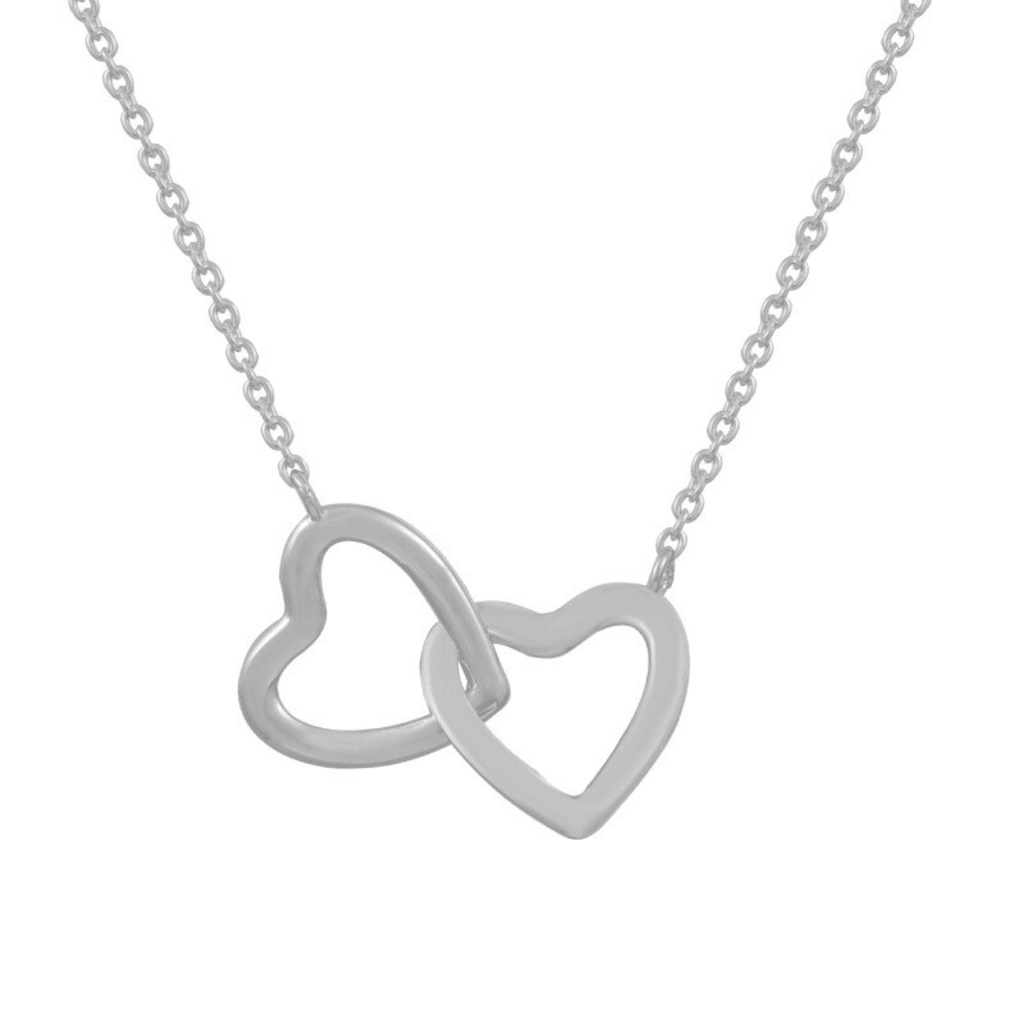 Evry Jewels Love Linked Necklace