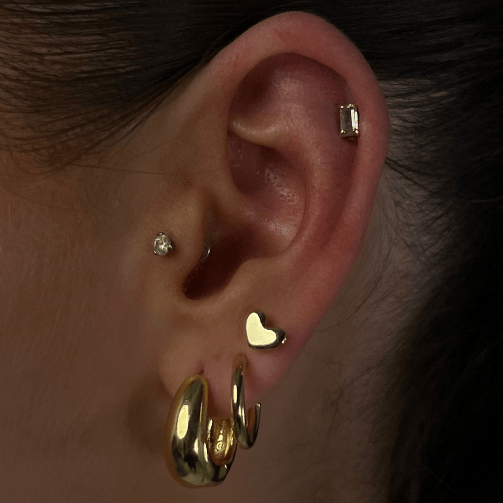 Evry Jewels Love Earrings
