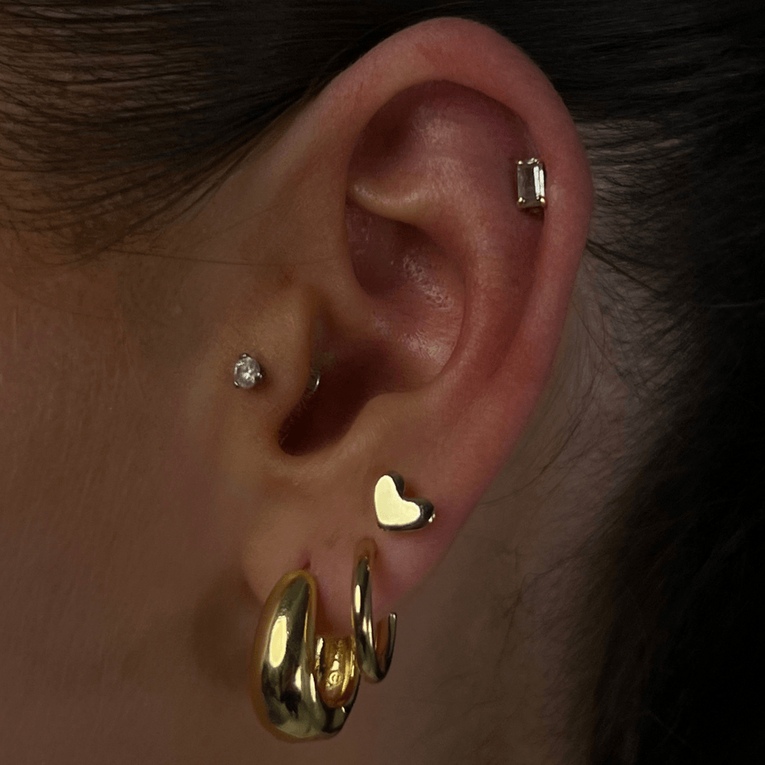 Evry Jewels Love Earrings