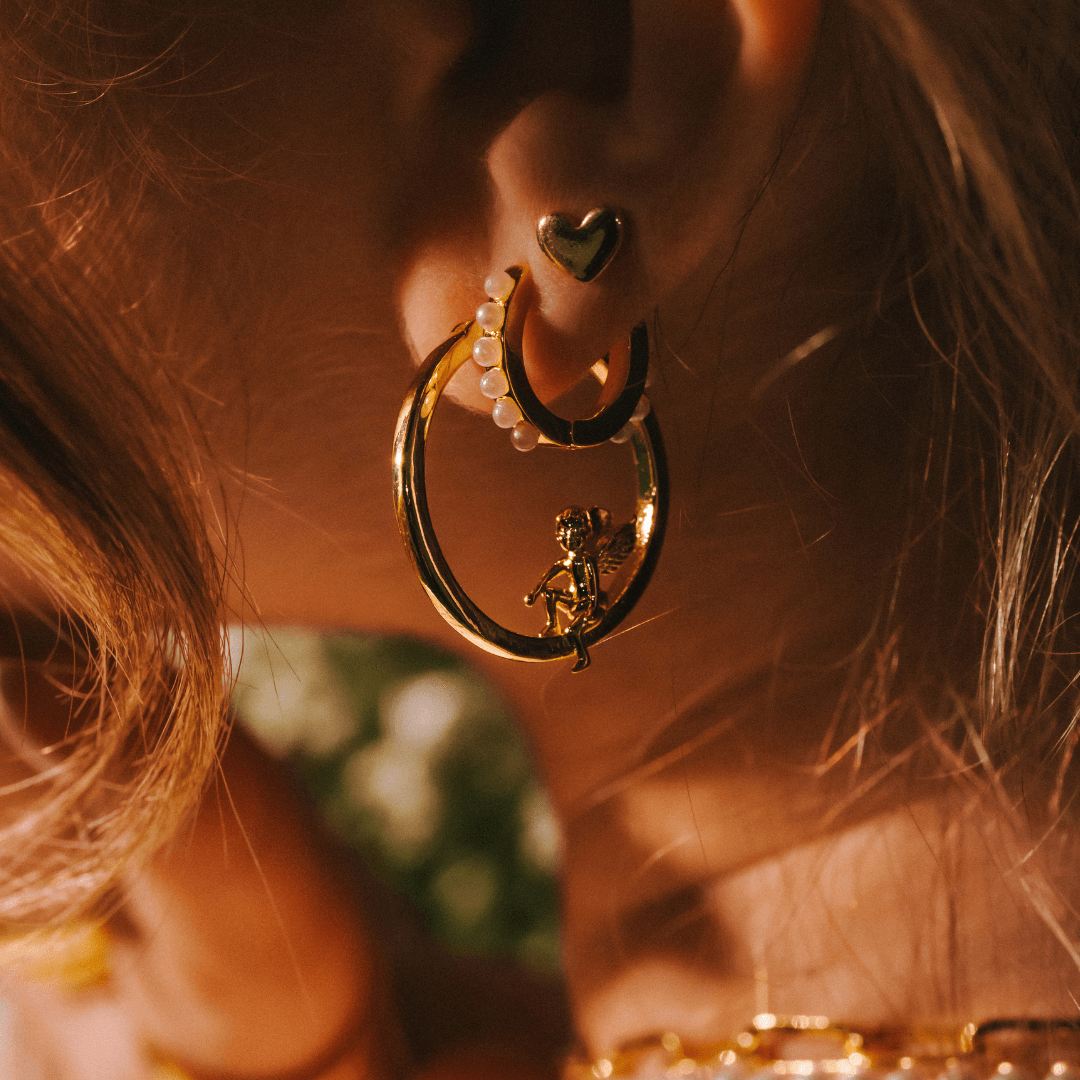 Evry Jewels Love Earrings