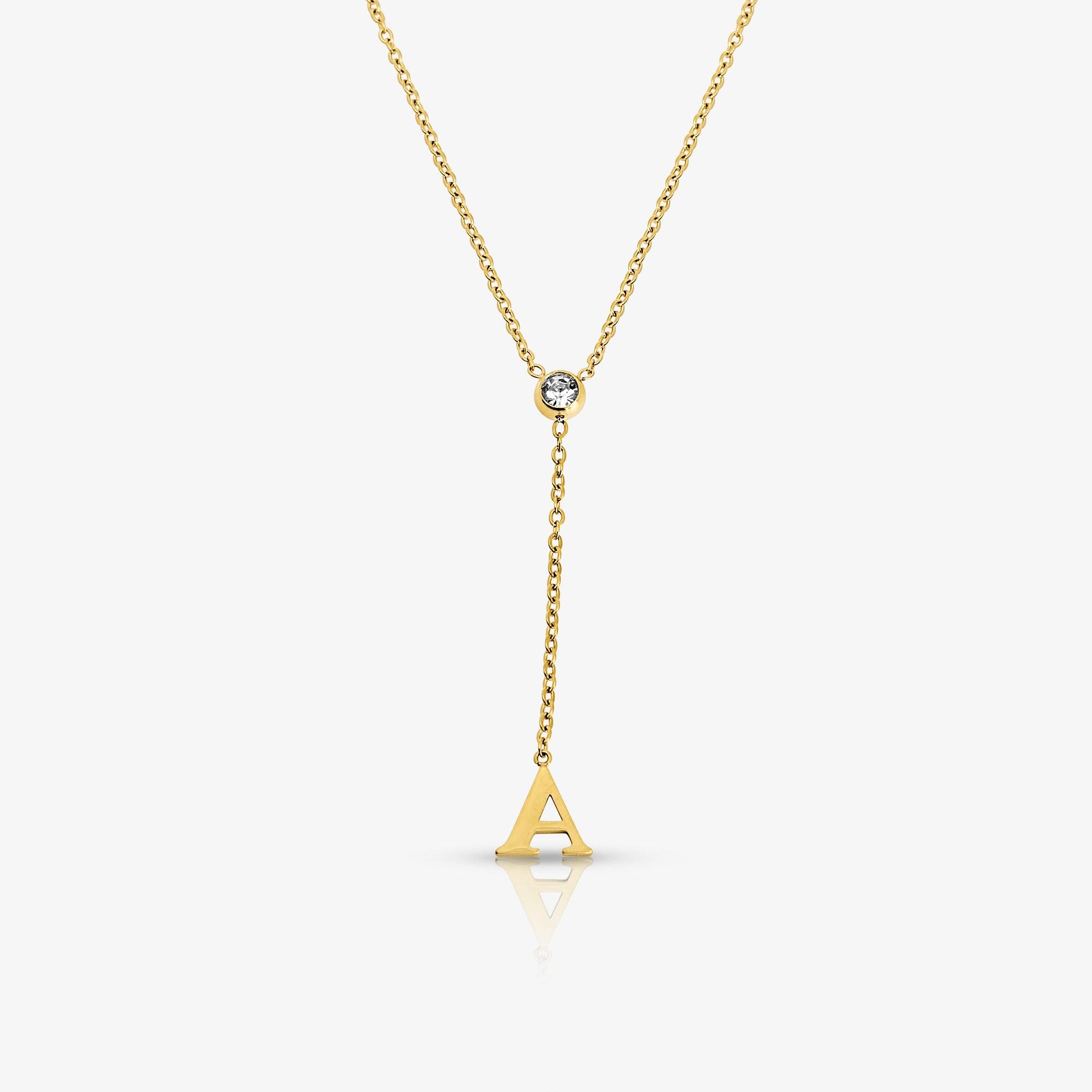 Evry Jewels Love Letter Lariat Necklace