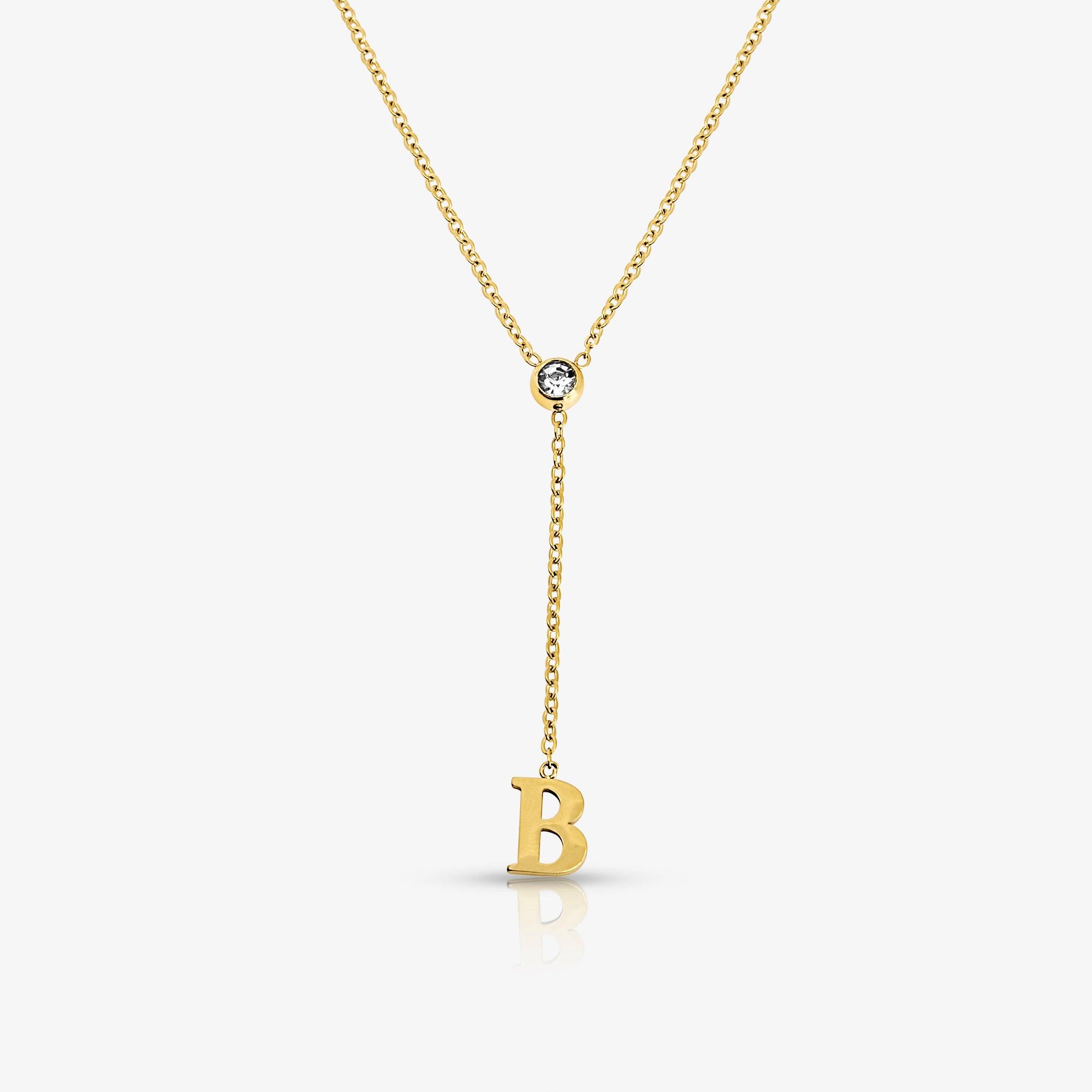 Evry Jewels Love Letter Lariat Necklace