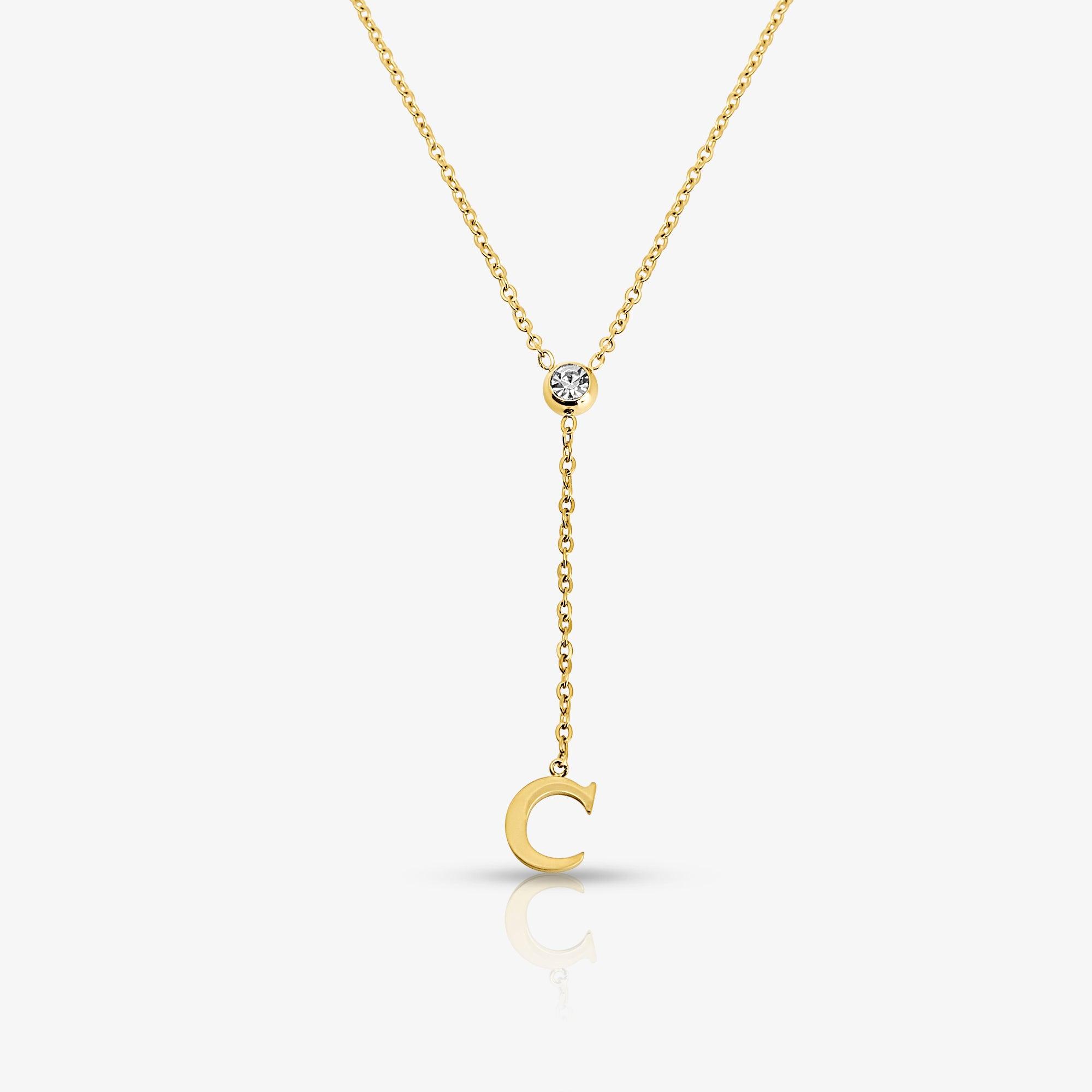 Evry Jewels Love Letter Lariat Necklace