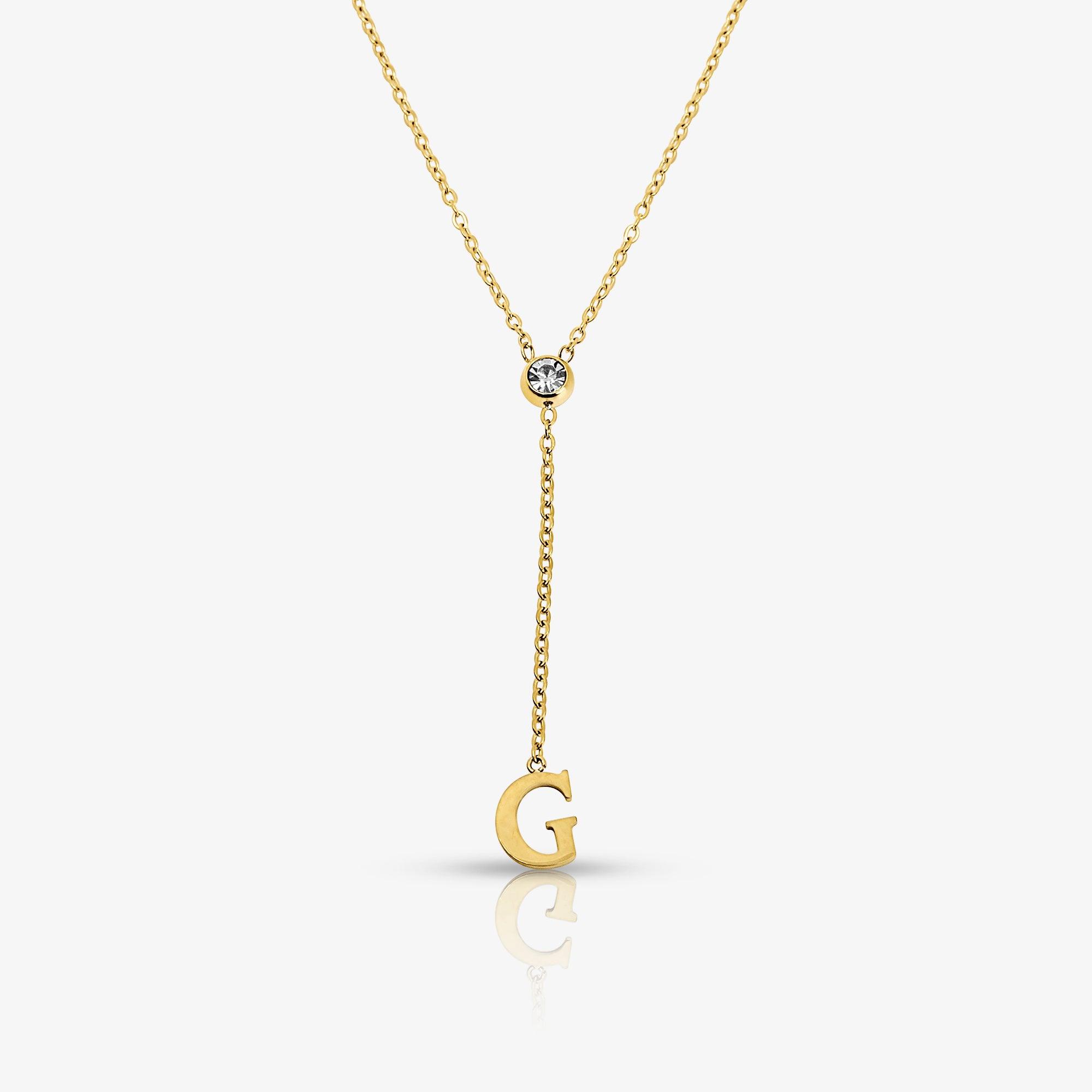 Evry Jewels Love Letter Lariat Necklace