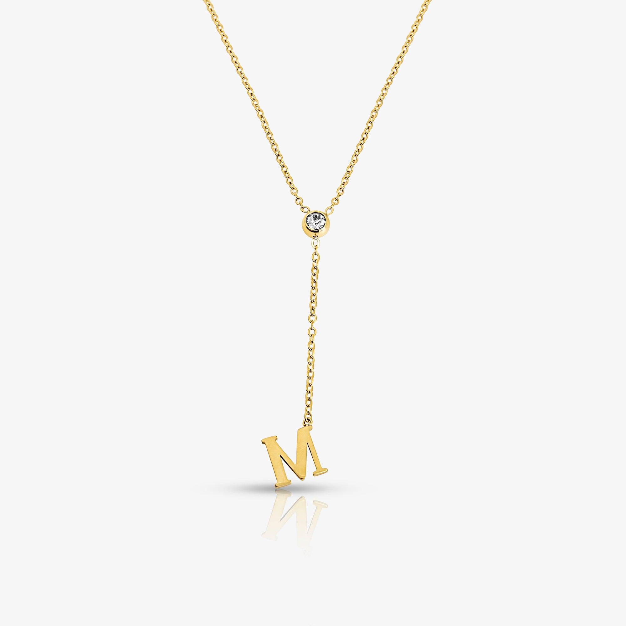 Evry Jewels Love Letter Lariat Necklace