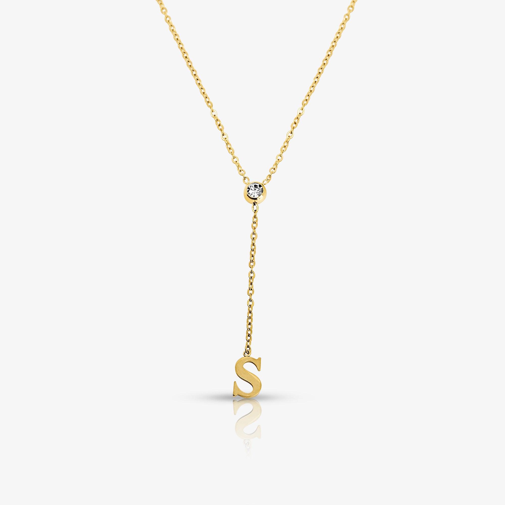 Evry Jewels Love Letter Lariat Necklace