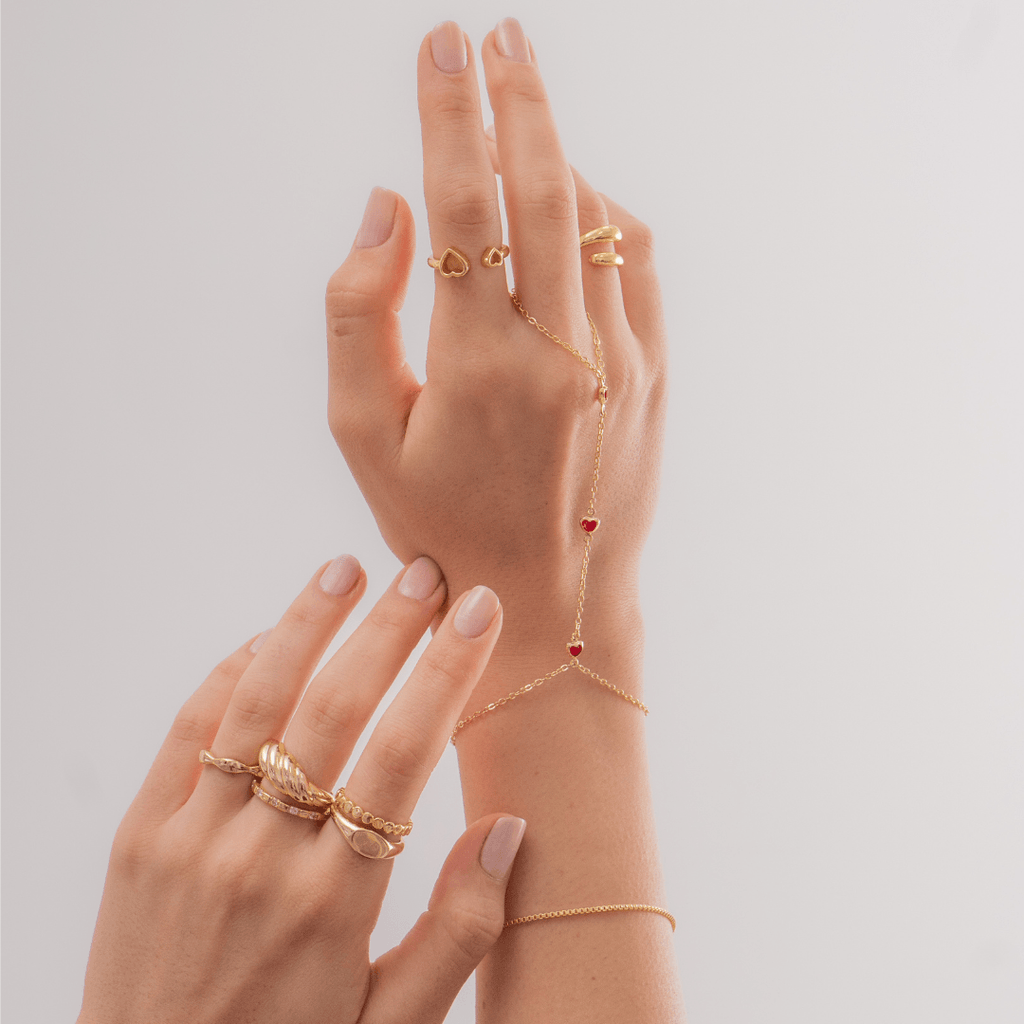 Evry Jewels Love Song Hand Chain