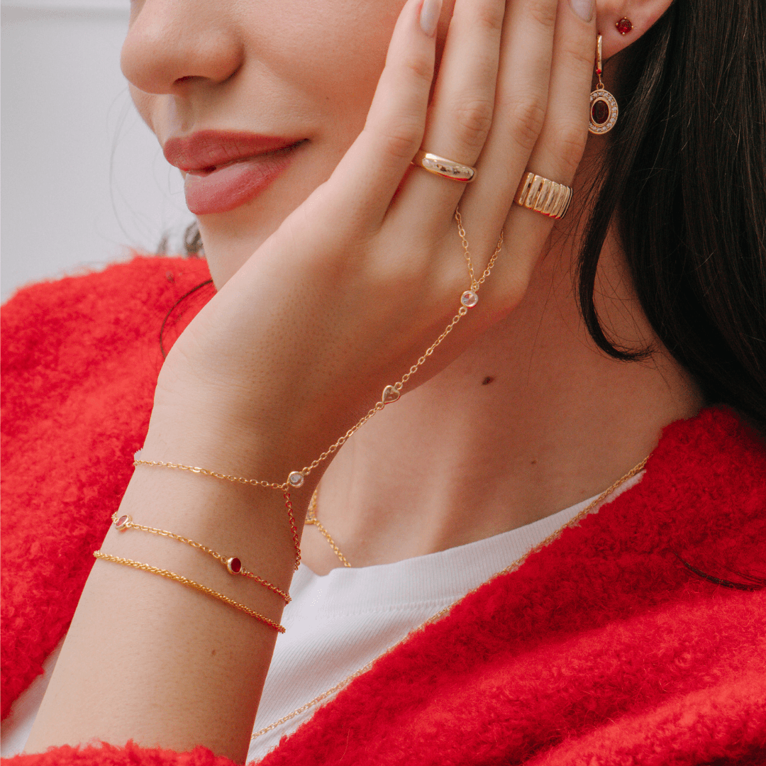 Evry Jewels Love Song Hand Chain