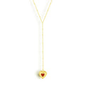Evry Jewels Love Song Lariat Necklace