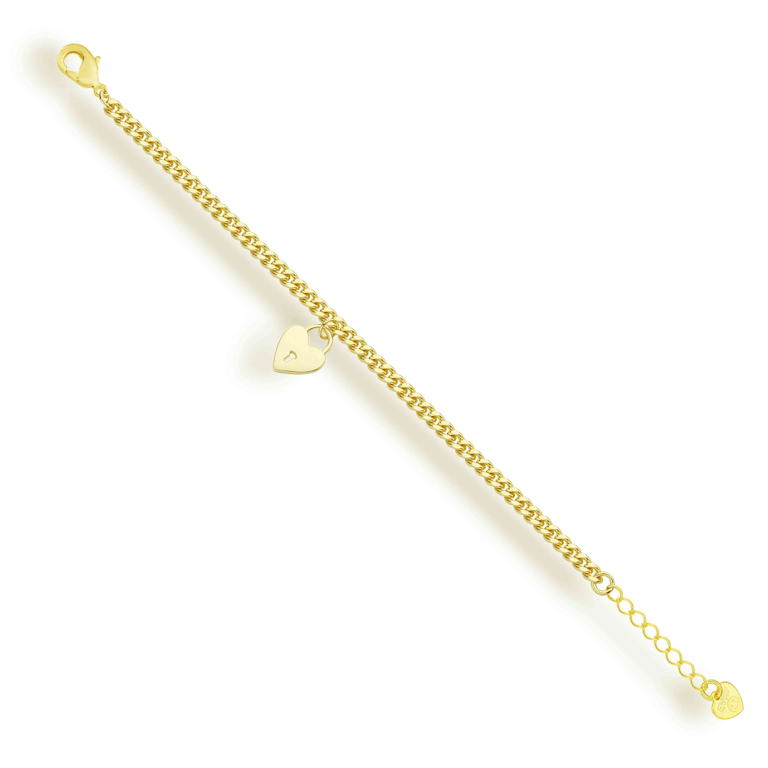 Evry Jewels Love on Lock Bracelet