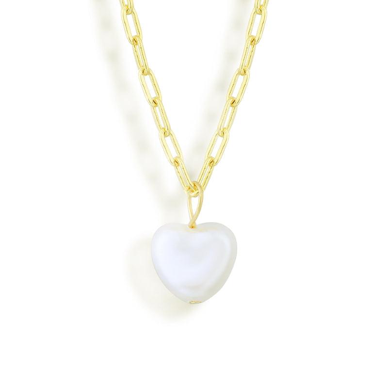 Evry Jewels Lover Pearl Necklace