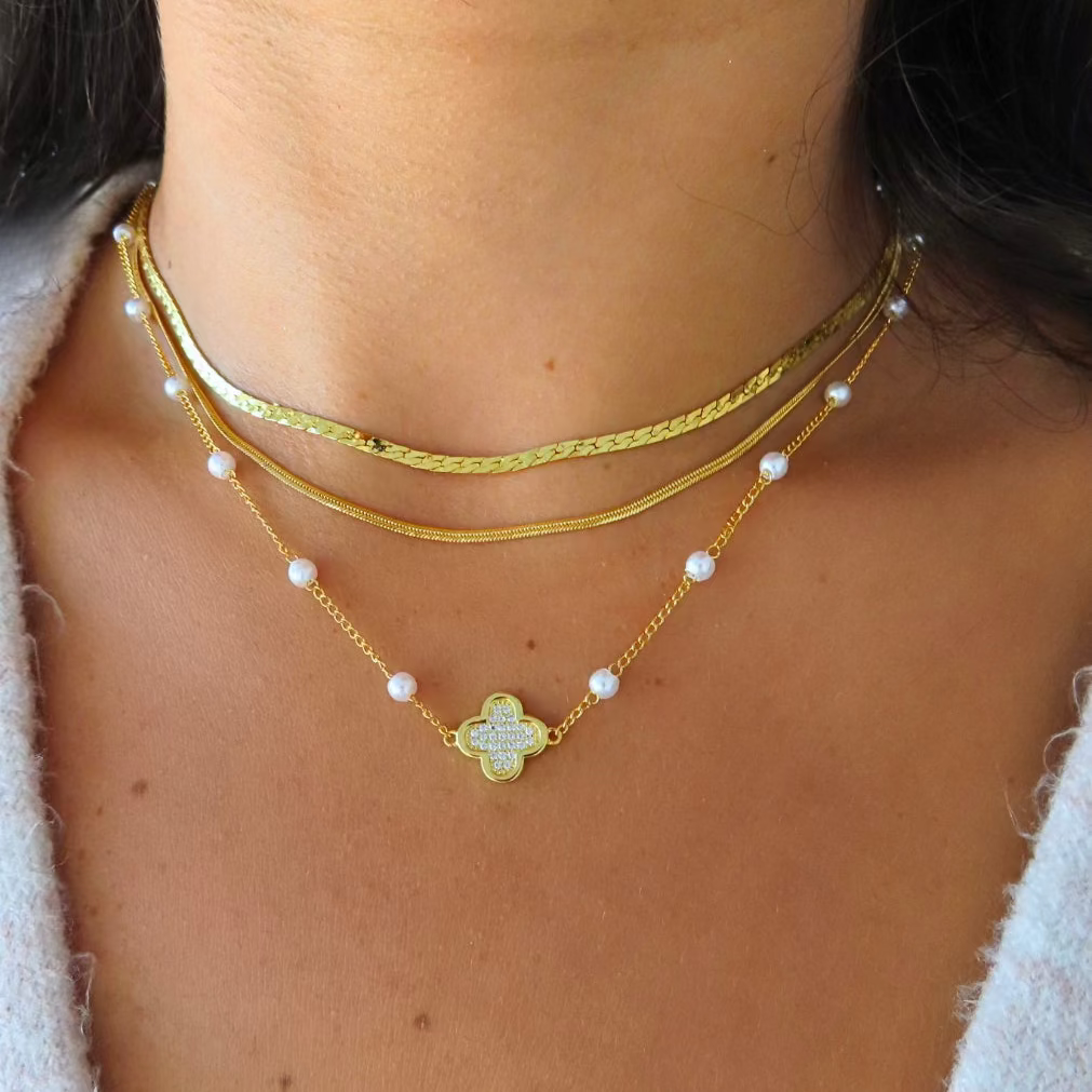 Evry Jewels Lucky Girl Necklace