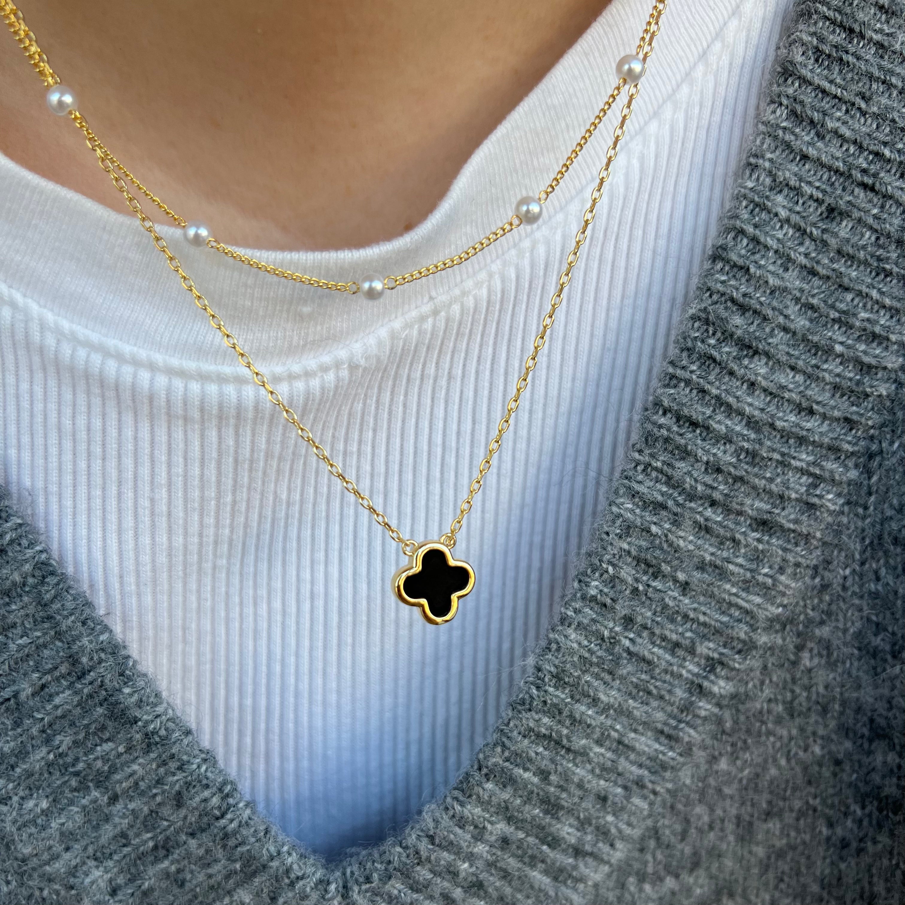 Evry Jewels Lucky Necklace
