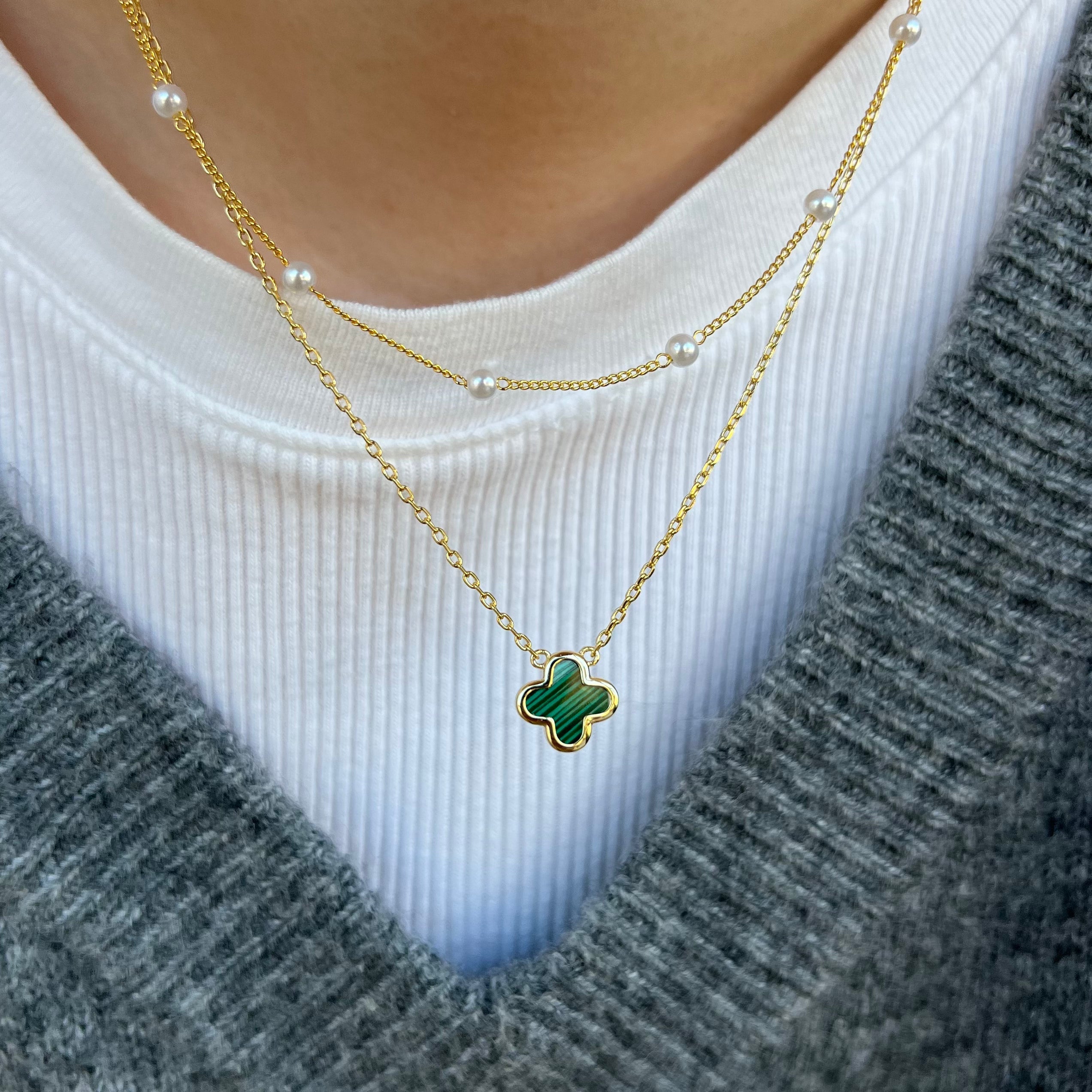 Evry Jewels Lucky Necklace