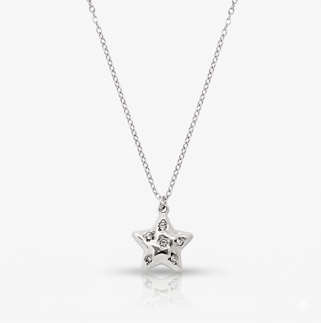 Evry Jewels Lucky Star Glow Necklace