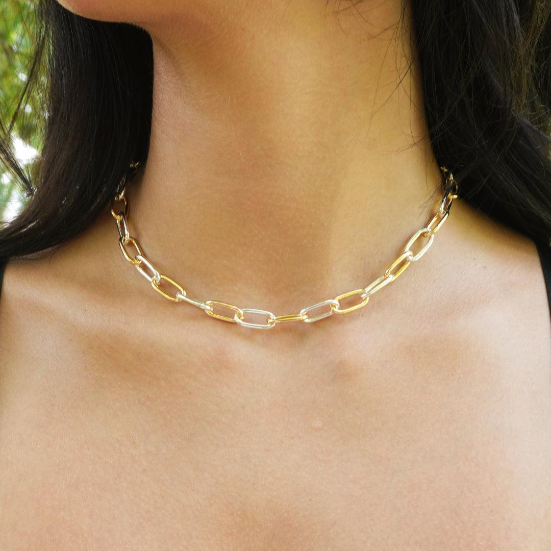 Evry Jewels Luxe Link Necklace