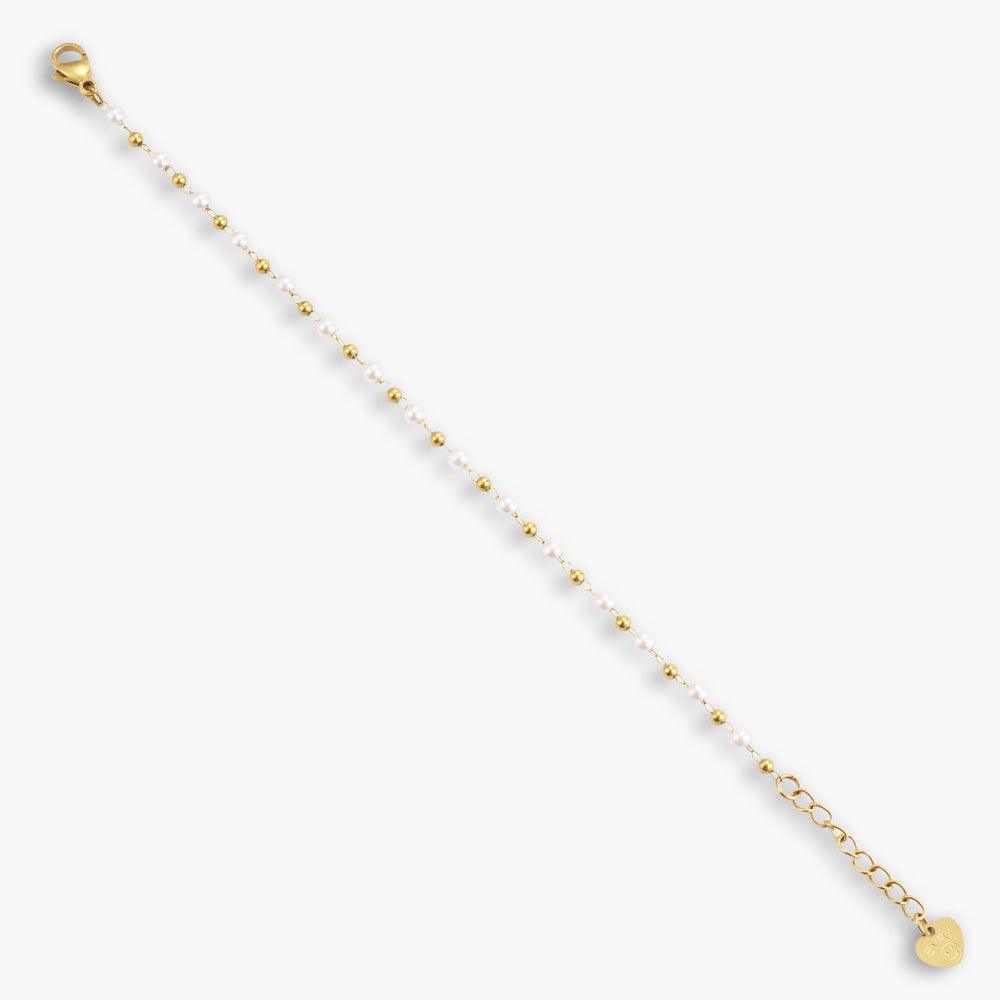Evry Jewels Pearl Tone Bracelet