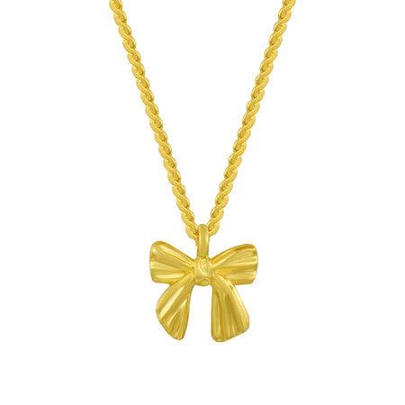 Evry Jewels Bow'd Up Necklace