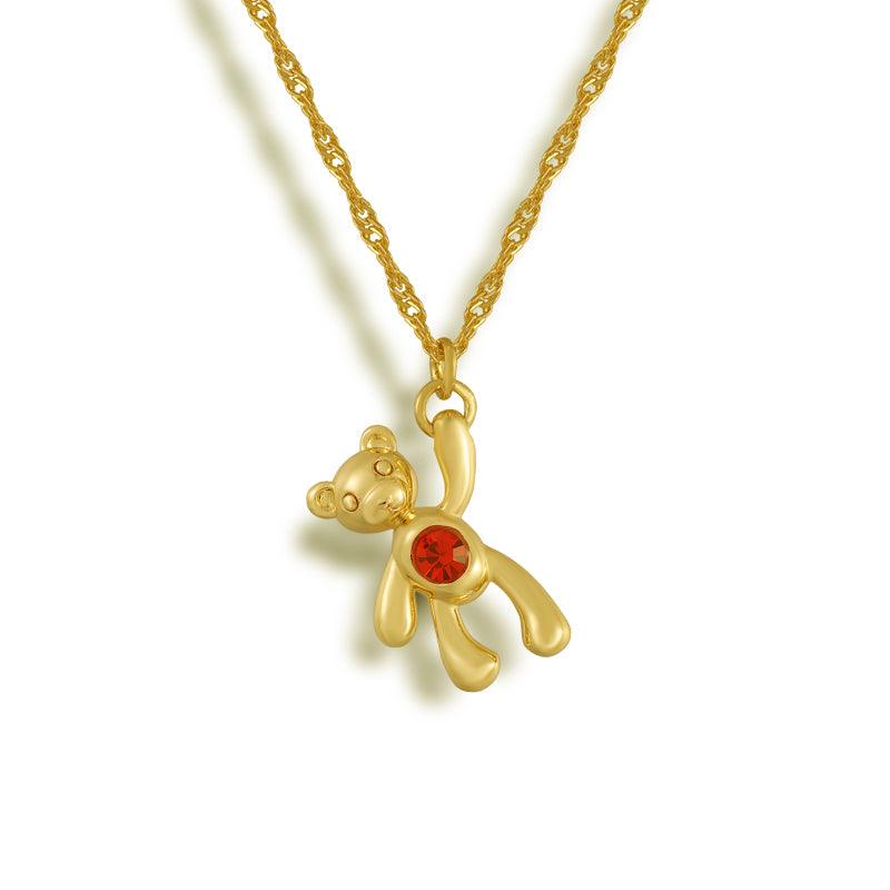 Evry Jewels Merry Beary Necklace