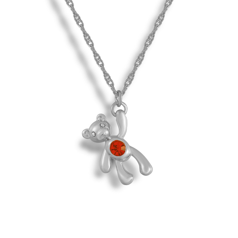 Evry Jewels Merry Beary Necklace