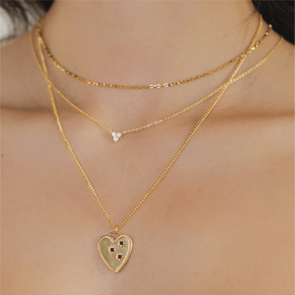 Evry Jewels Mistletoe Necklace