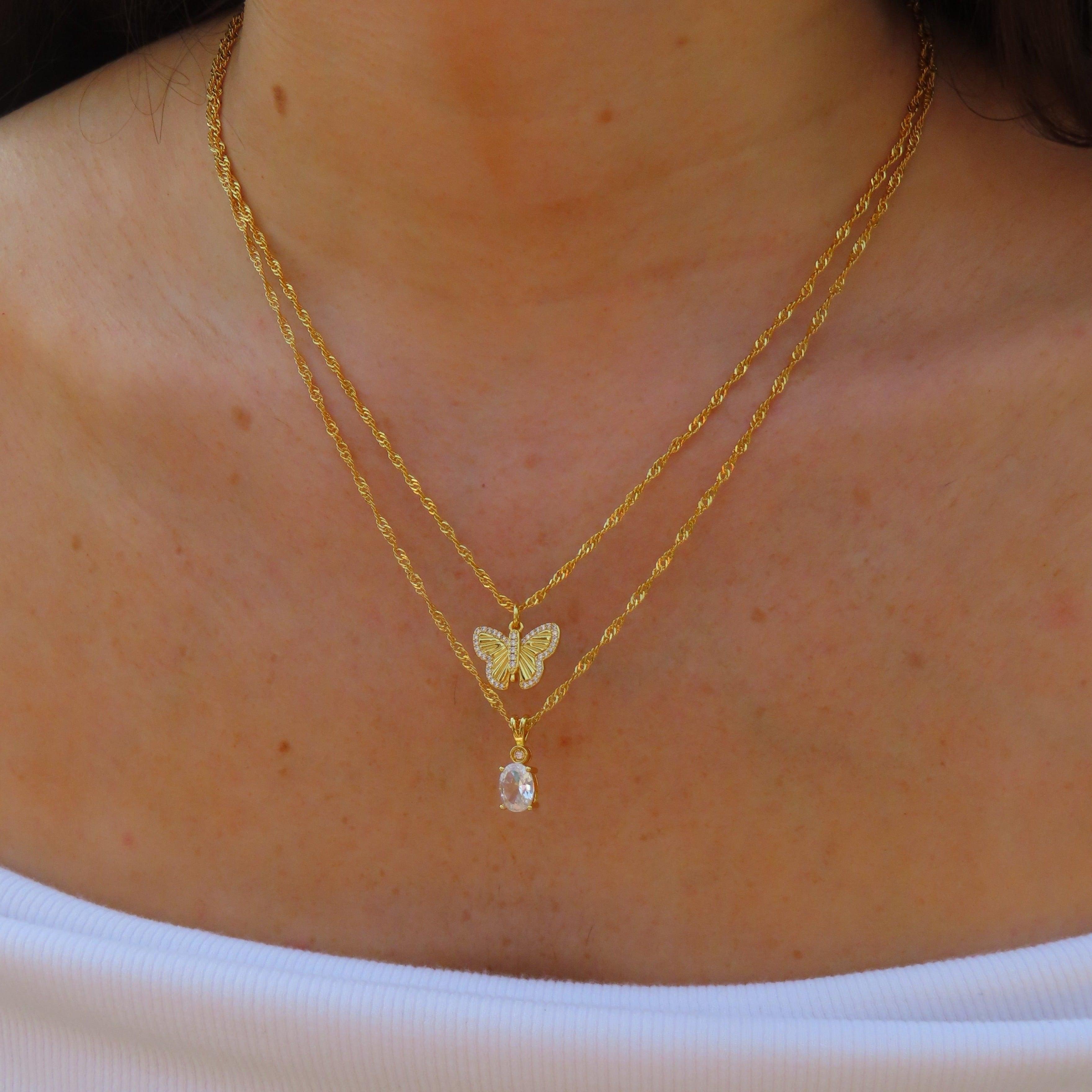 Evry Jewels Monarch Necklace