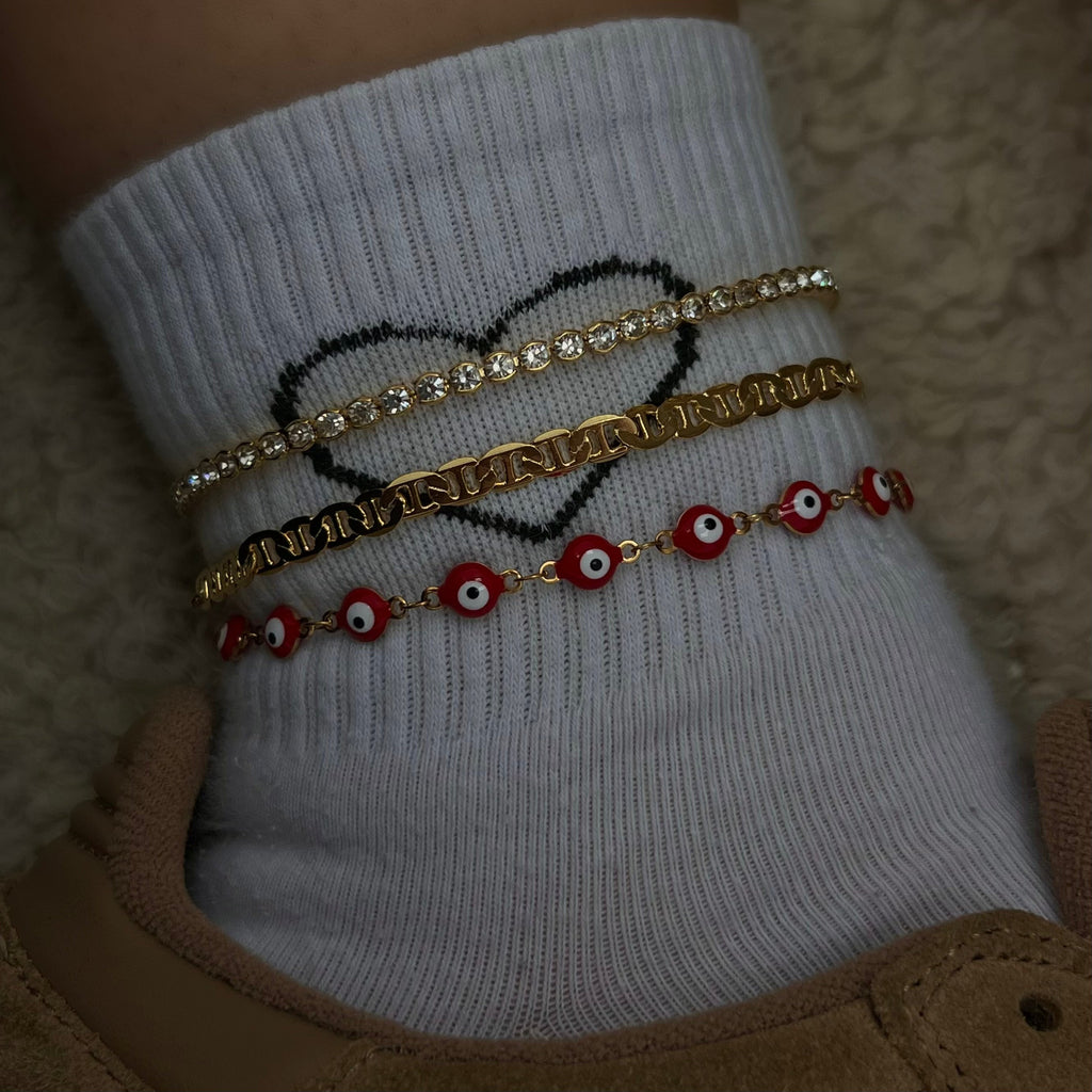 Evry Jewels Nazar Anklet