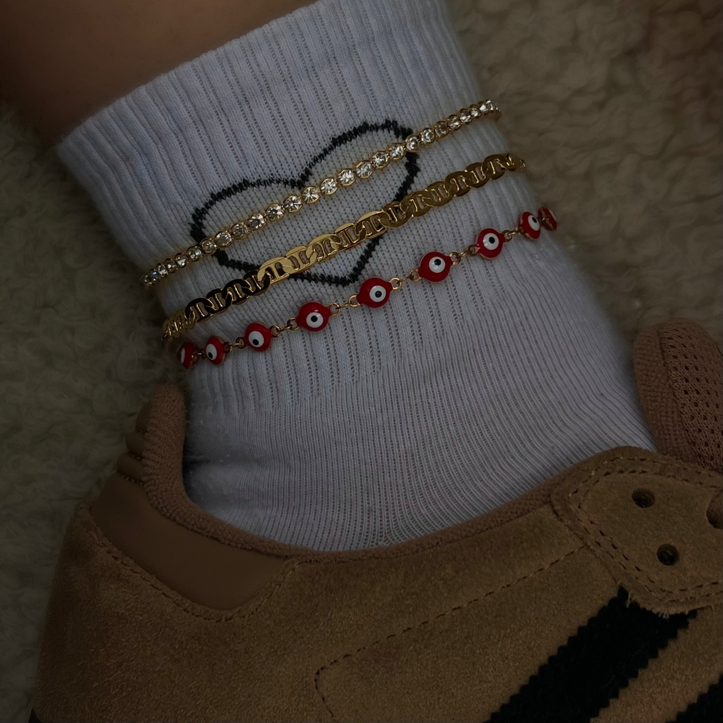Evry Jewels Nazar Anklet