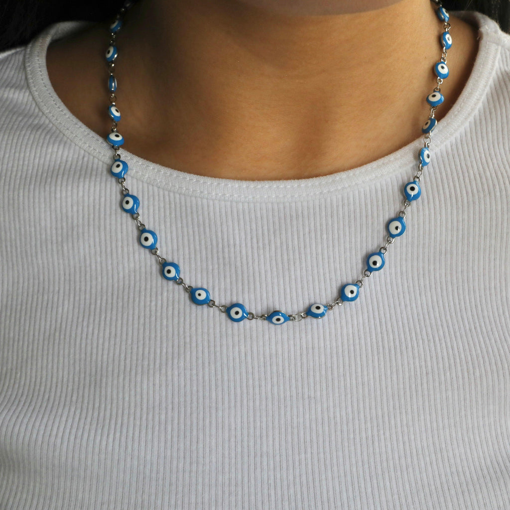 Evry Jewels Nazar Necklace