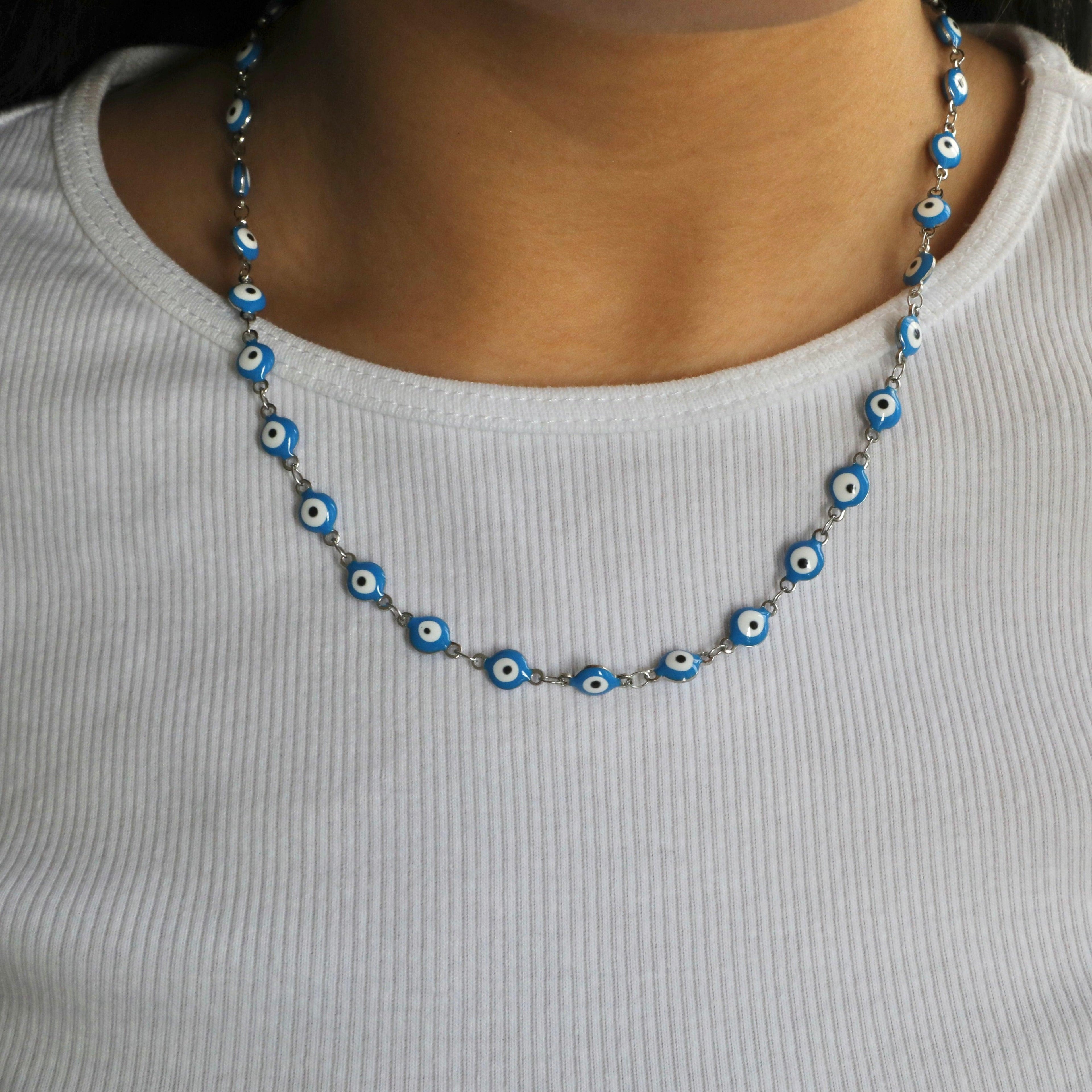Evry Jewels Nazar Necklace