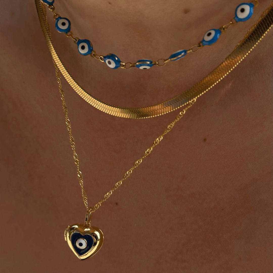 Evry Jewels Nazar Necklace