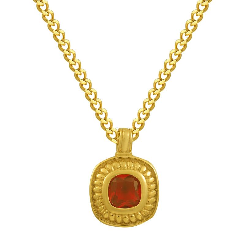 Evry Jewels Saffron Necklace