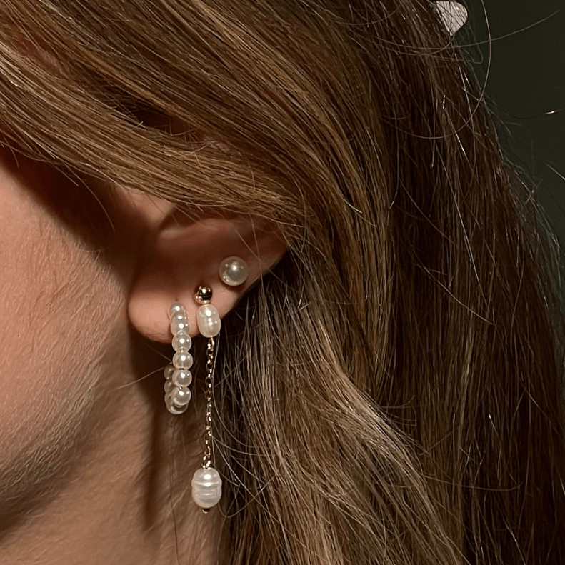 Evry Jewels Pearly Earrings