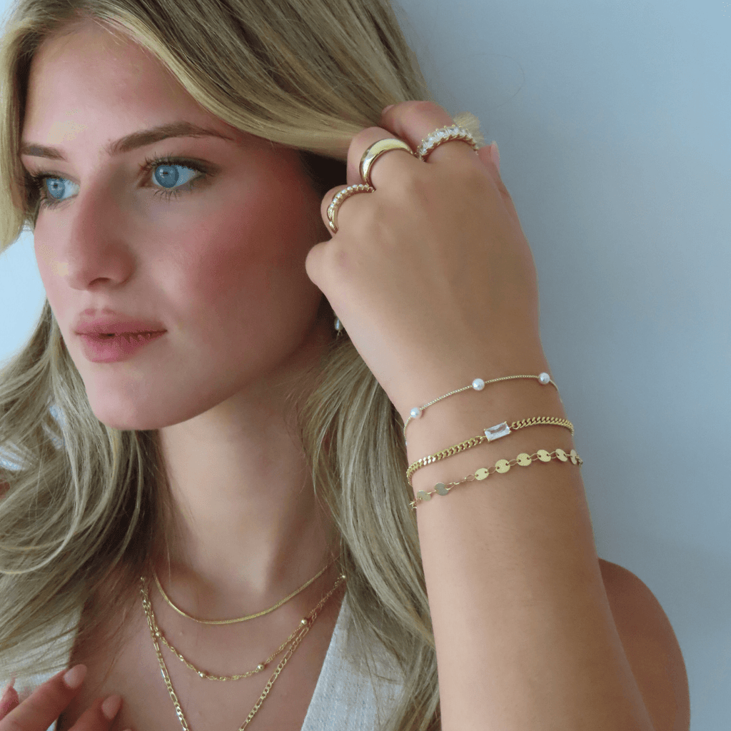 Evry Jewels Pearls of Love Bracelet