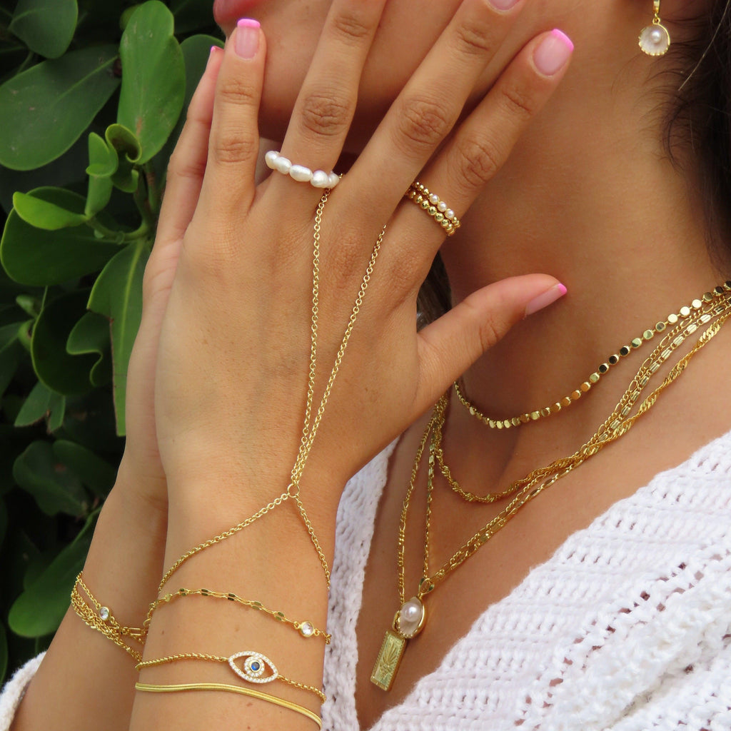 Evry Jewels Pearly Ring