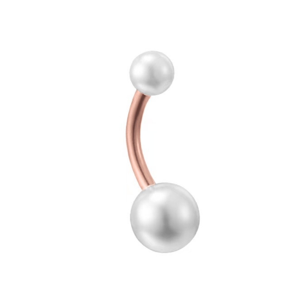 Evry Jewels Pearly Belly Ring