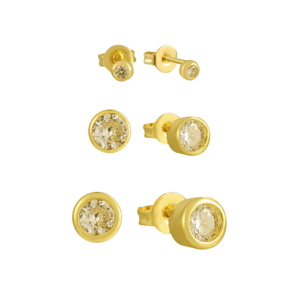 Evry Jewels Plain Jane Earrings