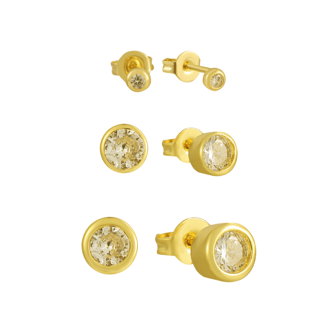 Evry Jewels Plain Jane Earrings