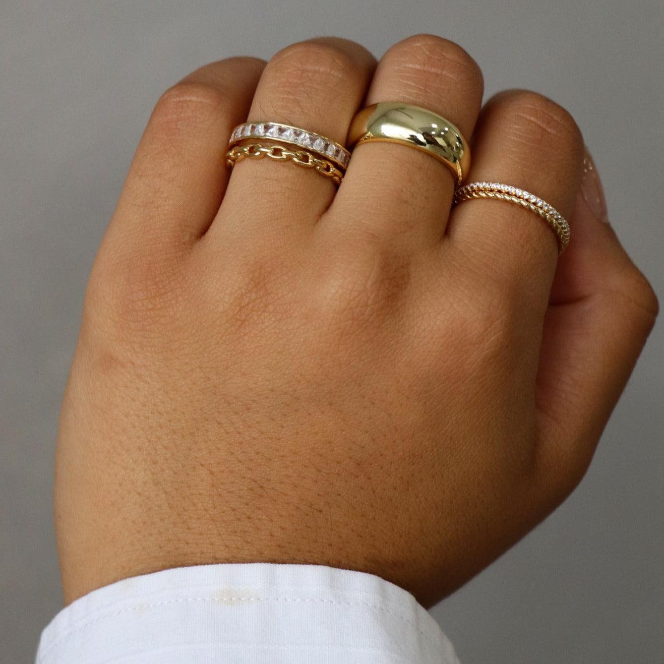 Evry Jewels Princess Ring